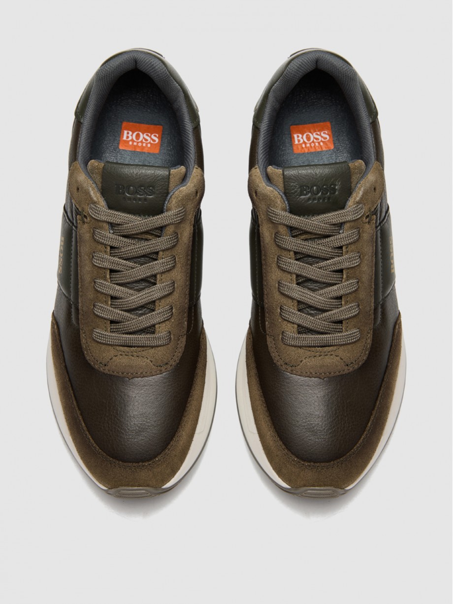 Sneakers ανδρικά χακί