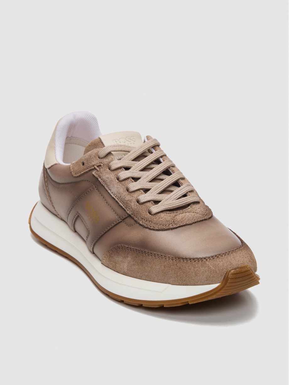 Sneakers ανδρικά μπεζ