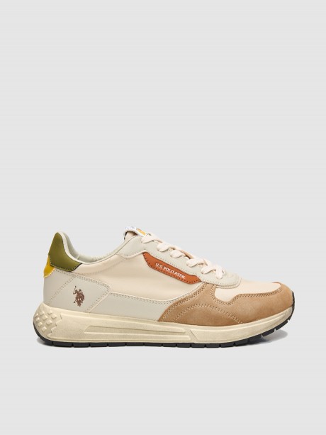 Sneakers ανδρικά μπεζ