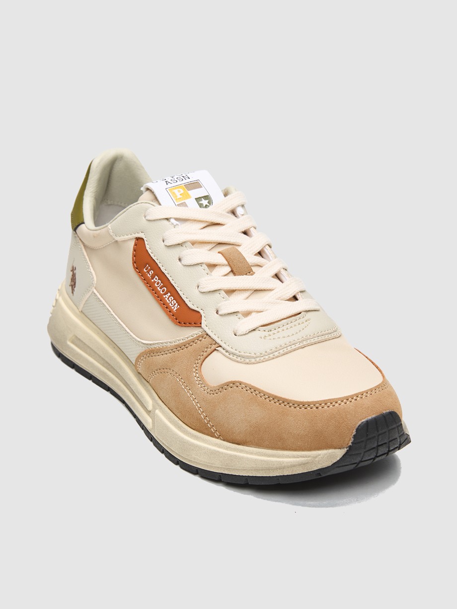 Sneakers ανδρικά μπεζ