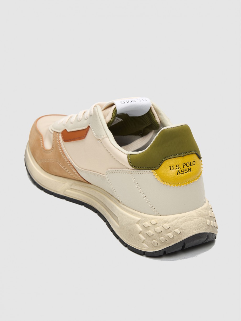 Sneakers ανδρικά μπεζ