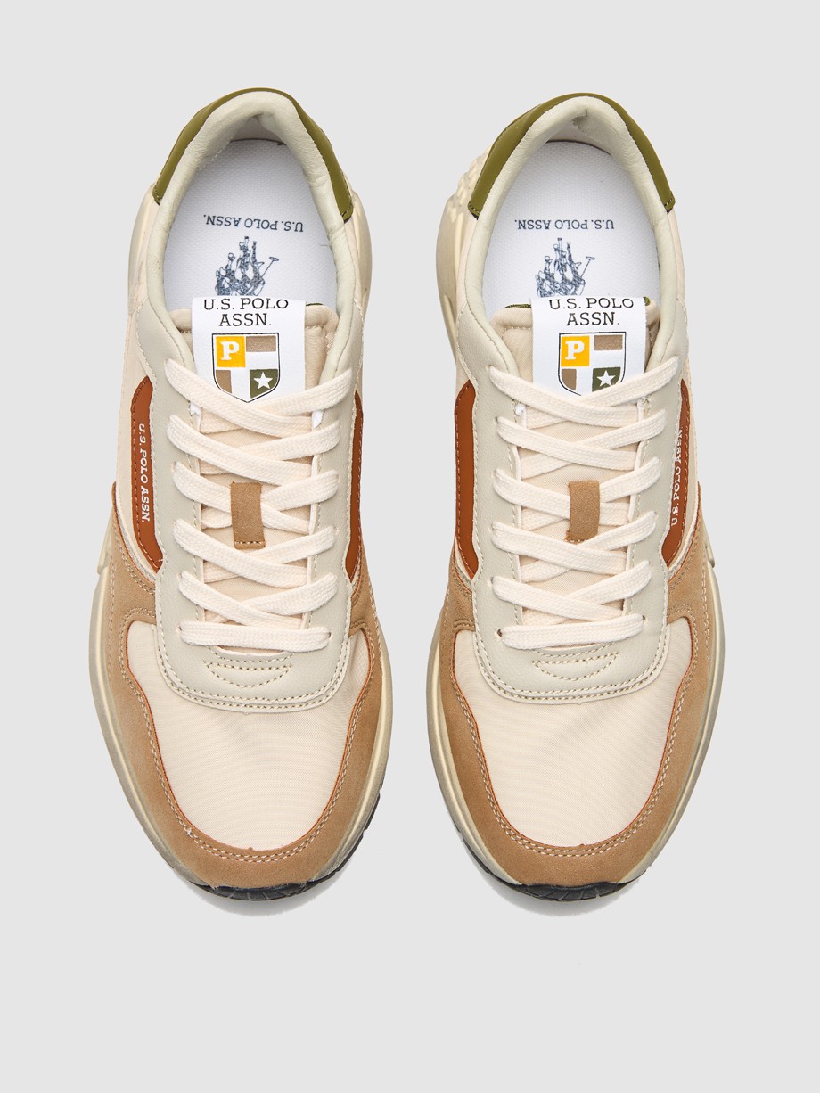 Sneakers ανδρικά μπεζ