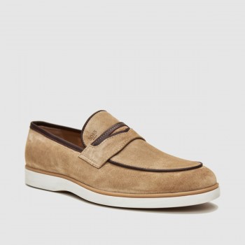 Z7534 SUEDE Loafers ανδρικά πούρο