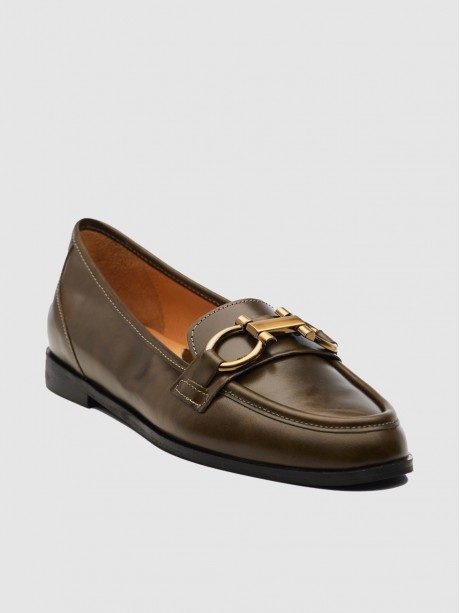 Loafers γυναικεία λαδί