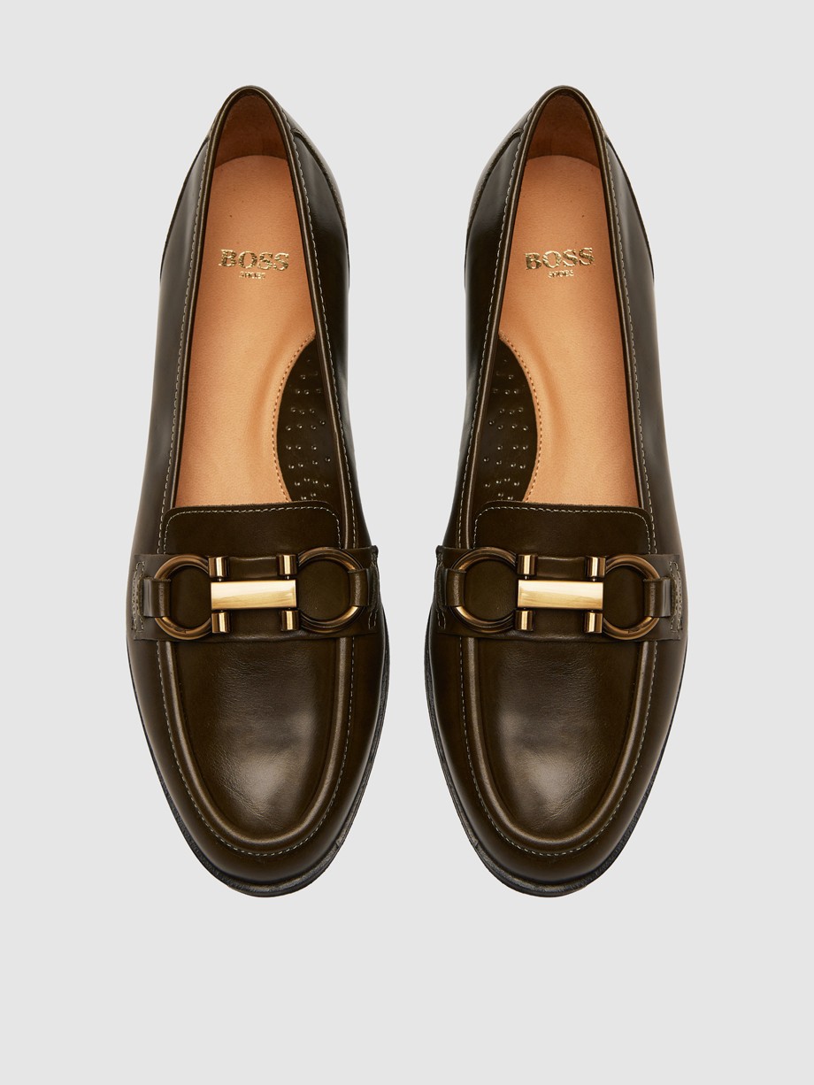Loafers γυναικεία λαδί Loafers γυναικεία λαδί