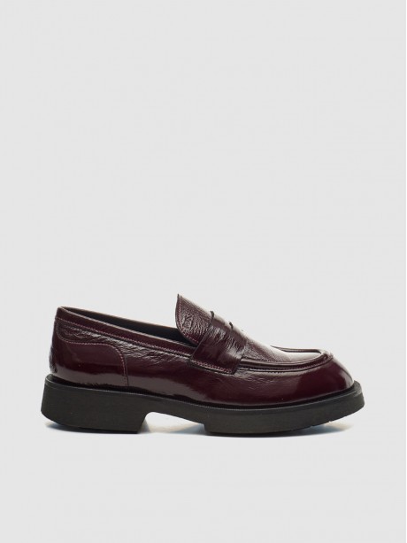 Loafers γυναικεία μπορντώ
