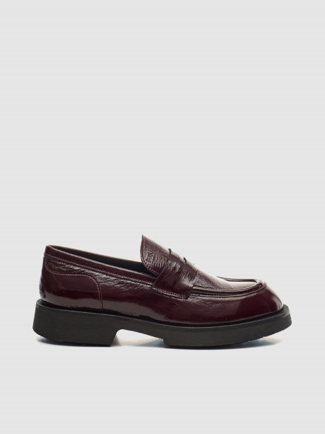 Loafers γυναικεία μπορντώ