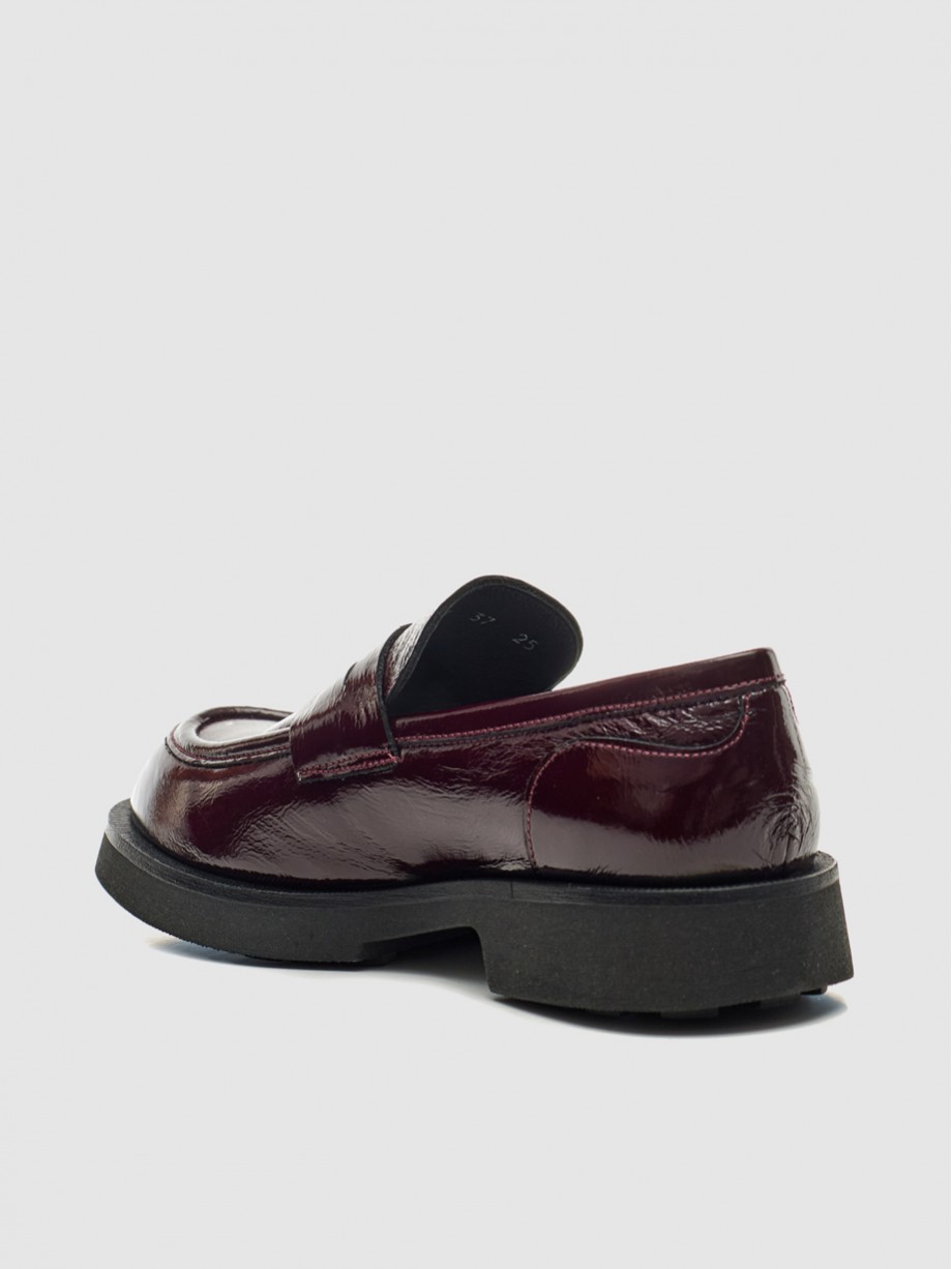 Loafers γυναικεία μπορντώ