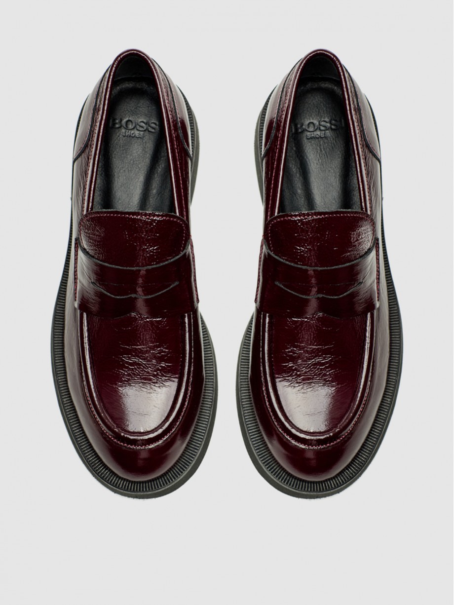 Loafers γυναικεία μπορντώ