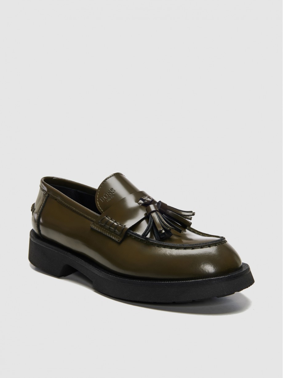 Loafers γυναικεία λαδί