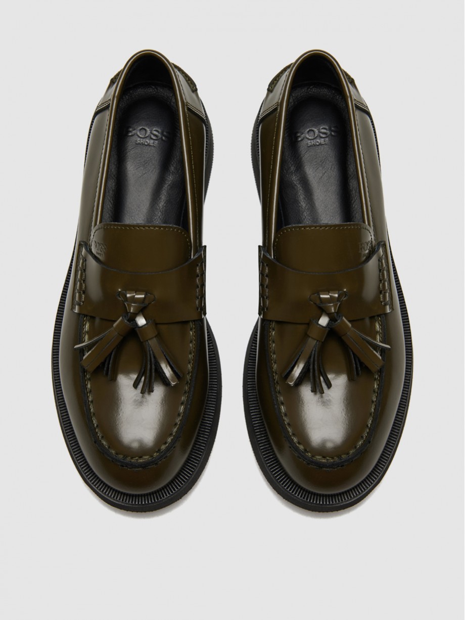 Loafers γυναικεία λαδί