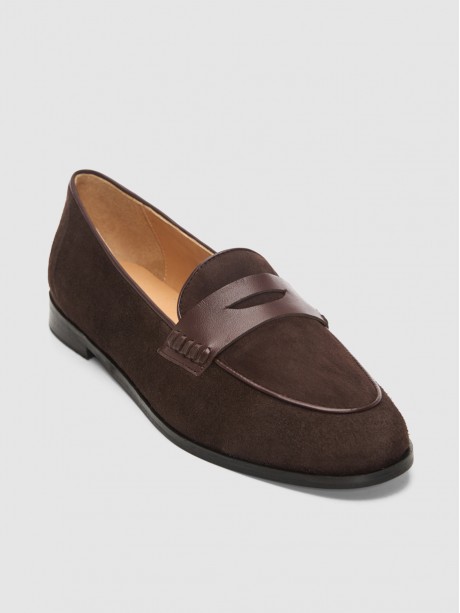 Loafers γυναικεία καφέ