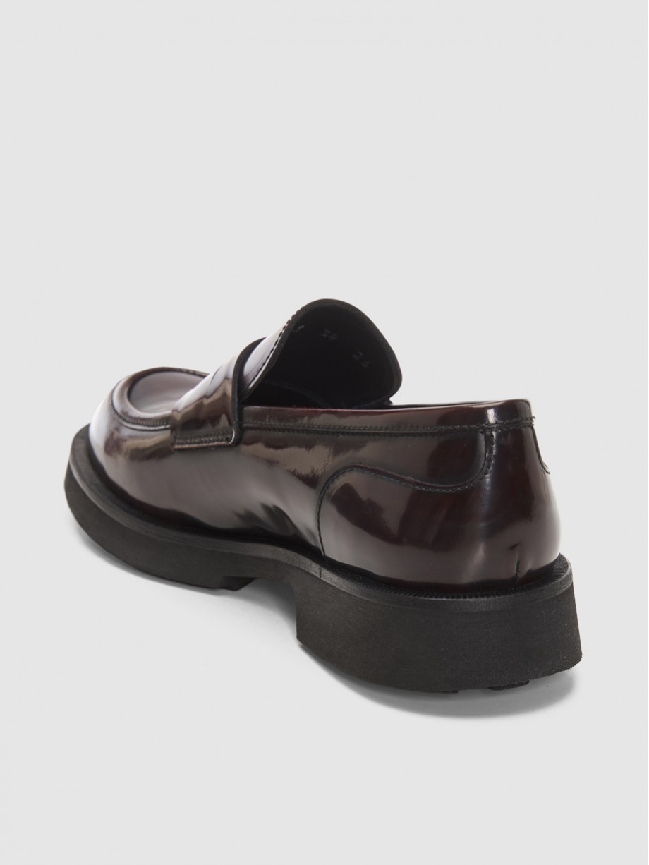 Loafers γυναικεία μπορντώ