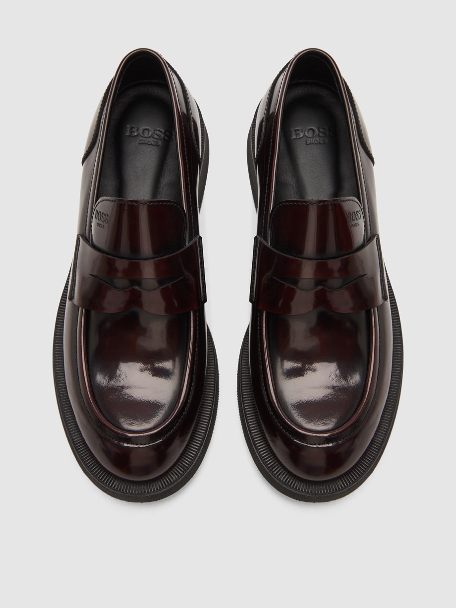 Loafers γυναικεία μπορντώ