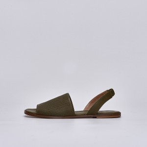 SW144 Women's olive flat sandals