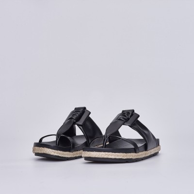 SW271  Women's Black flat sandals