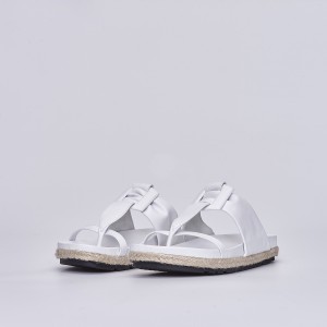 SW271  Women's White flat sandals
