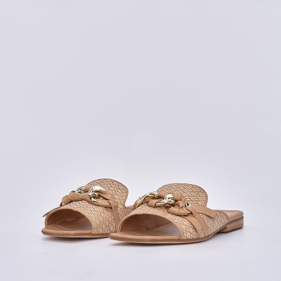 SW66728 Women's Beige flat sandals