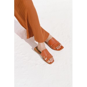 SW66755 Women's Orange flat sandals