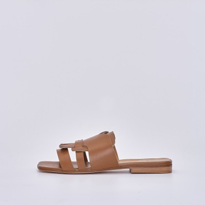 SW66755 Women's Cognac flat sandals