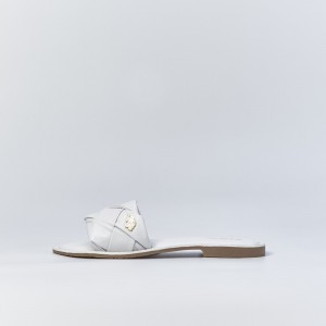LINDA003 LTH Women's flat sandals in white