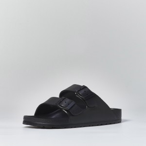 VW0101 Women's Flat sandals in black 
