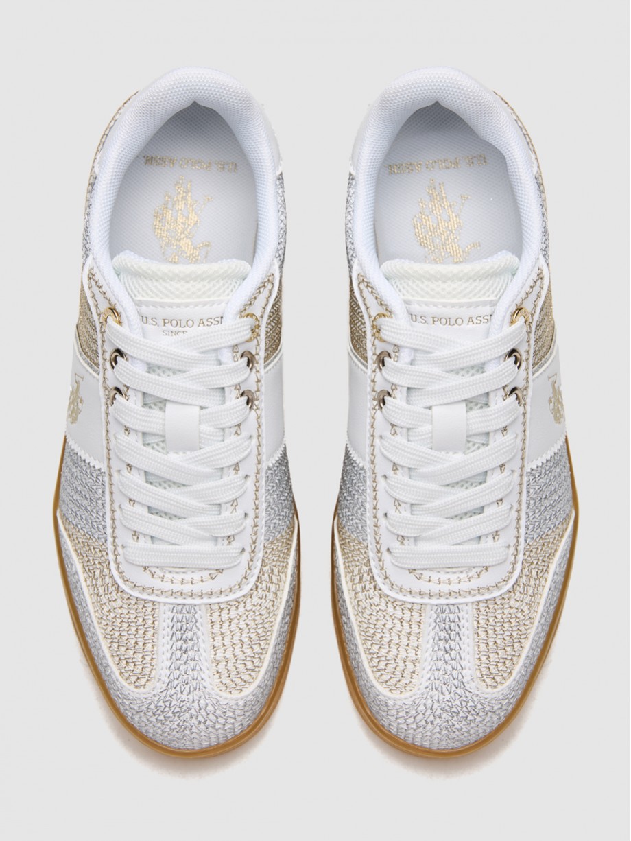 Sneakers γυναικεία ασημί