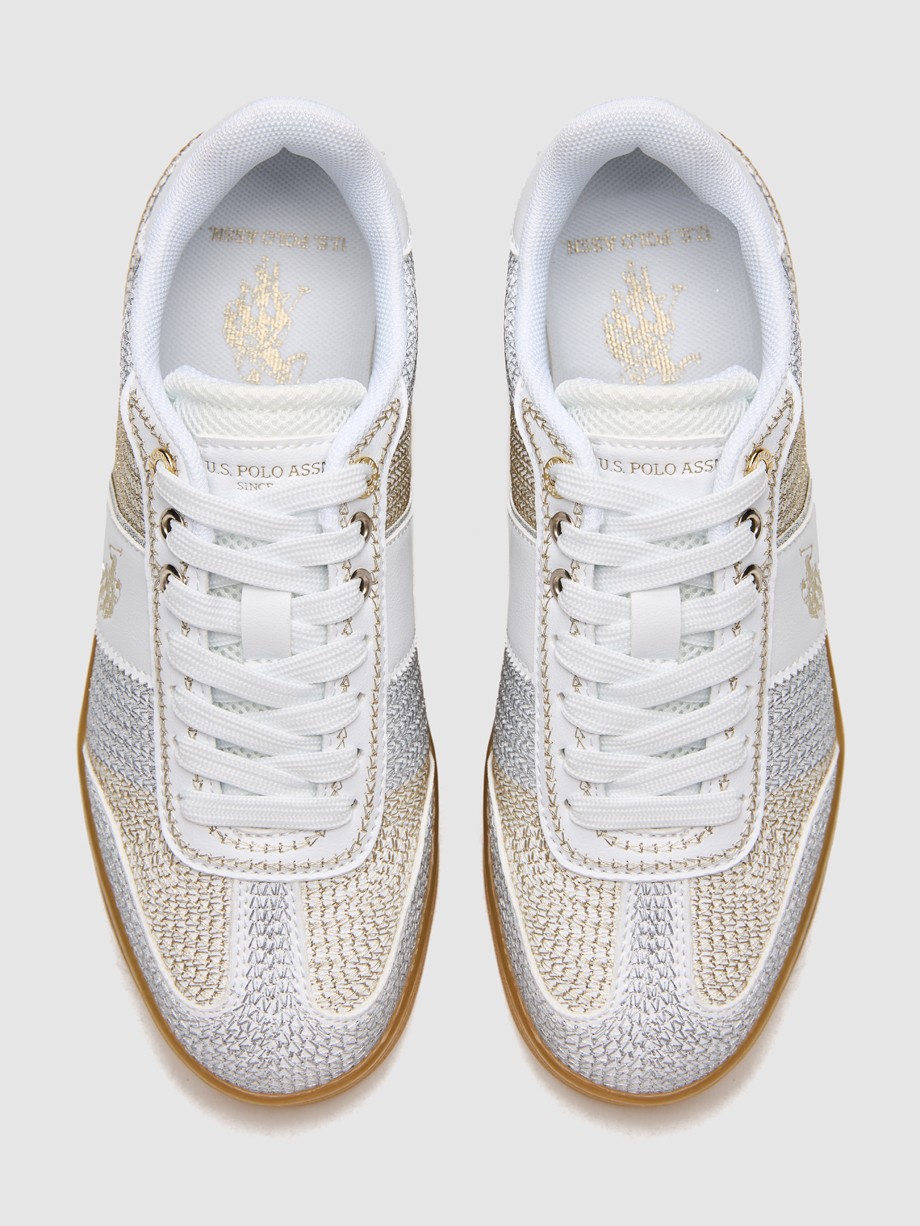 Sneakers γυναικεία ασημί