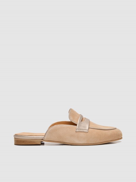 Loafers γυναικεία μπεζ
