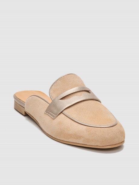 Loafers γυναικεία μπεζ