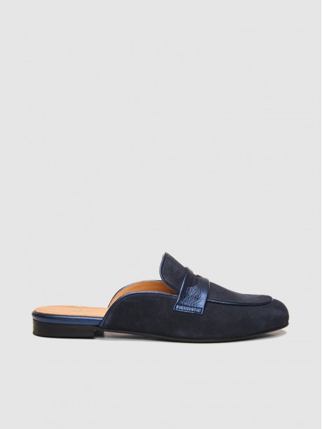 Mules γυναικεία μπλε