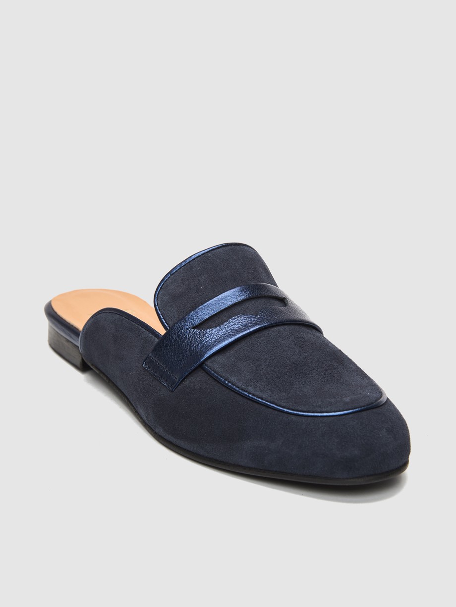 Mules γυναικεία μπλε