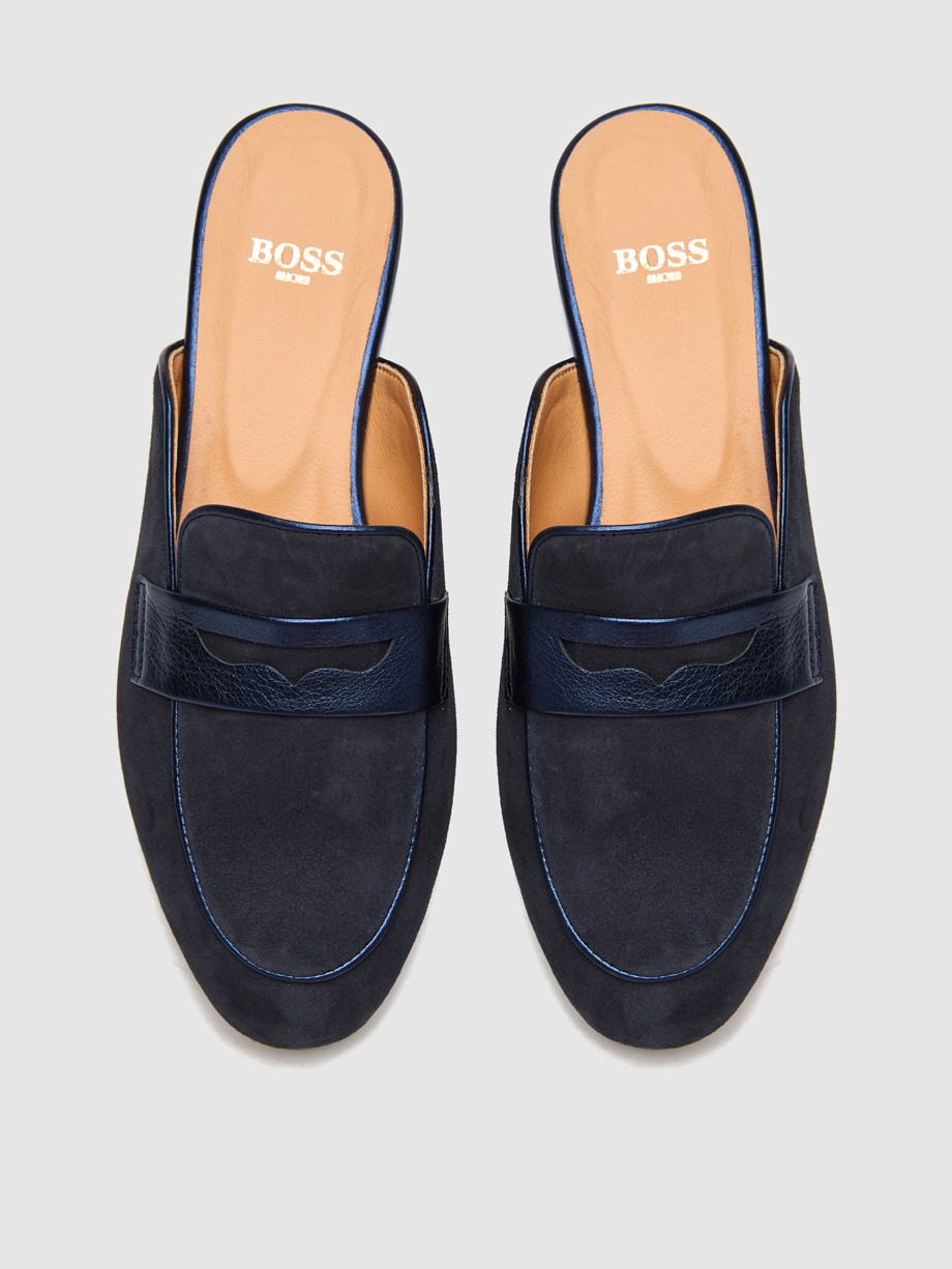 Mules γυναικεία μπλε