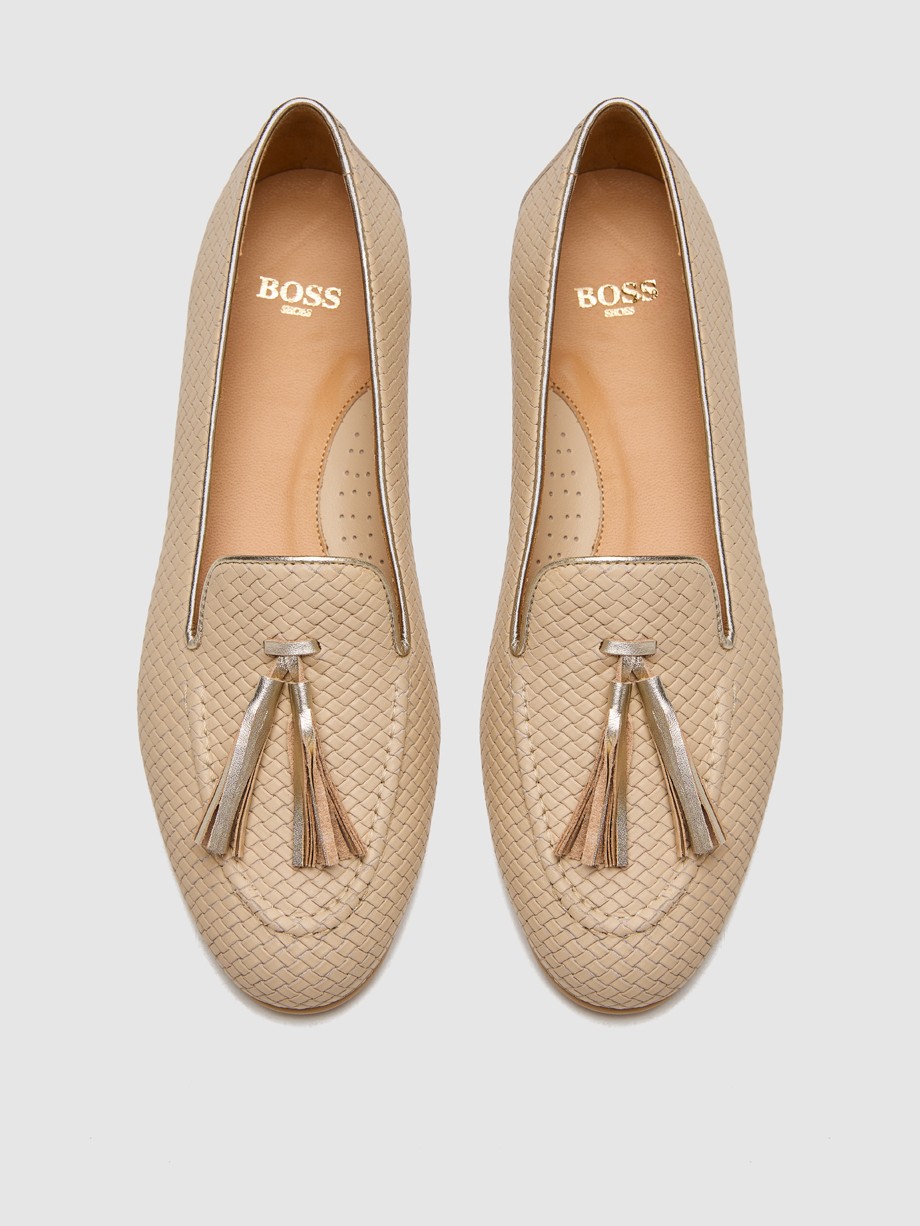 Loafers γυναικεία μπεζ