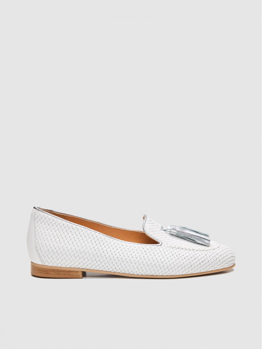 Loafers γυναικεία λευκά