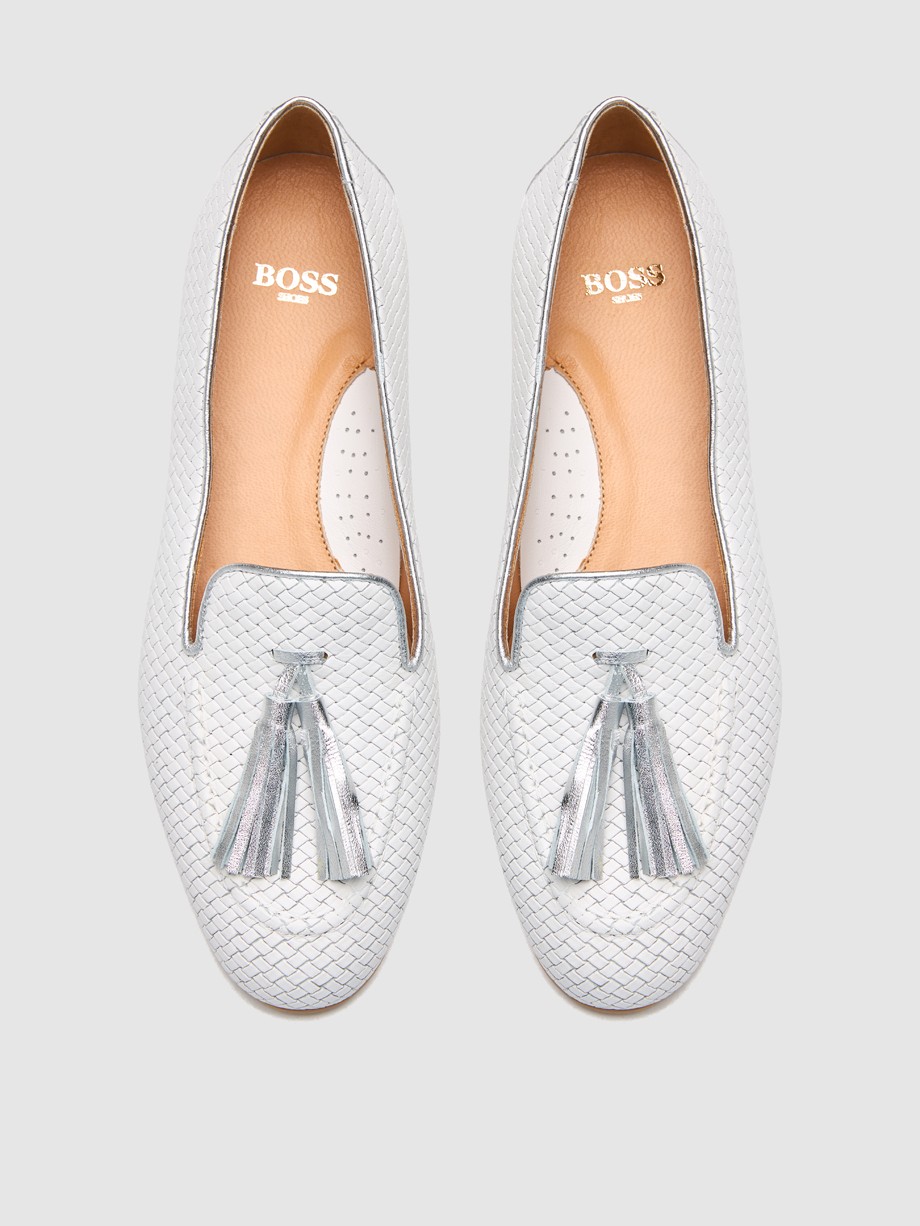 Loafers γυναικεία λευκά