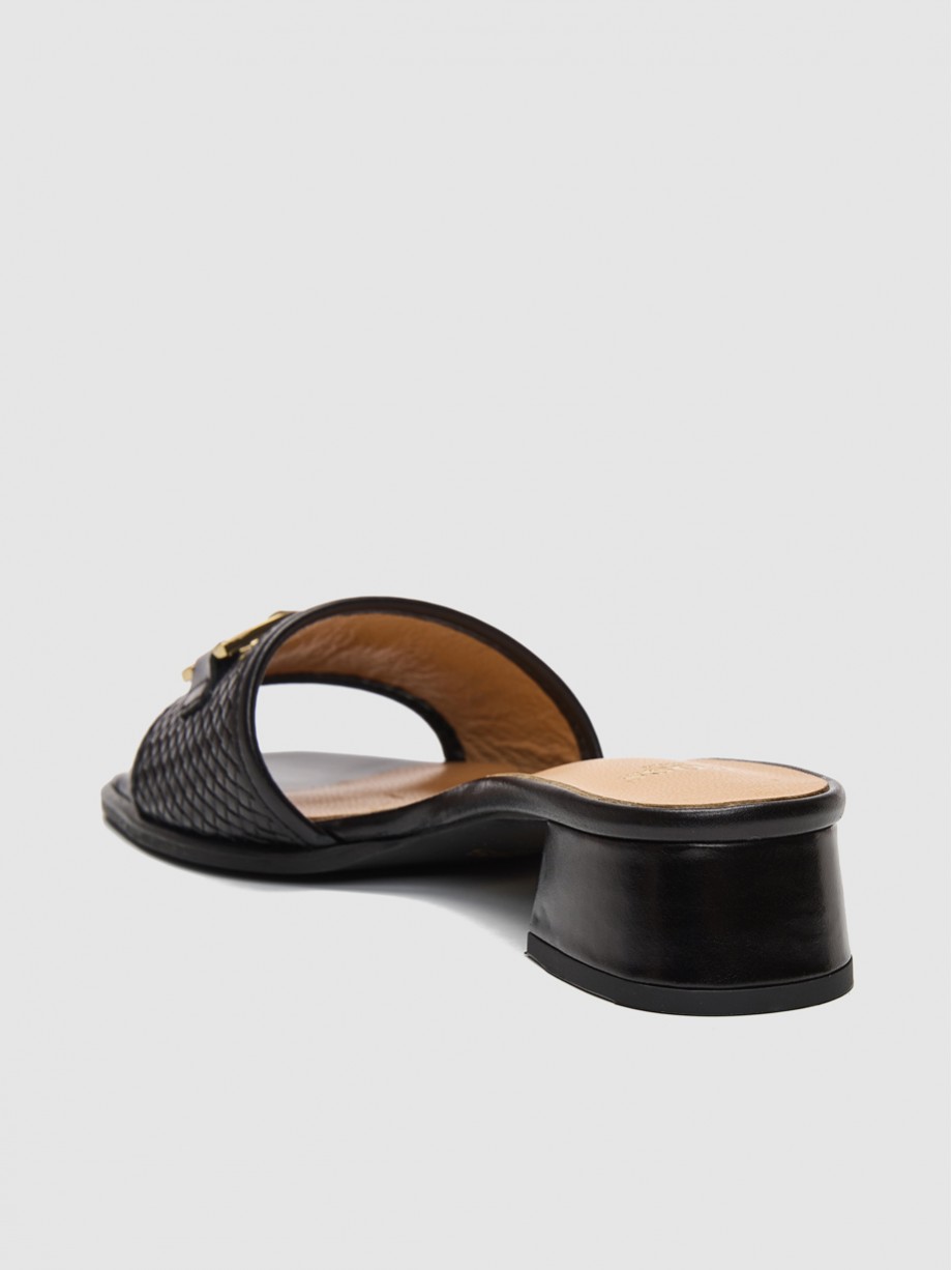 Mules γυναικεία μαύρα