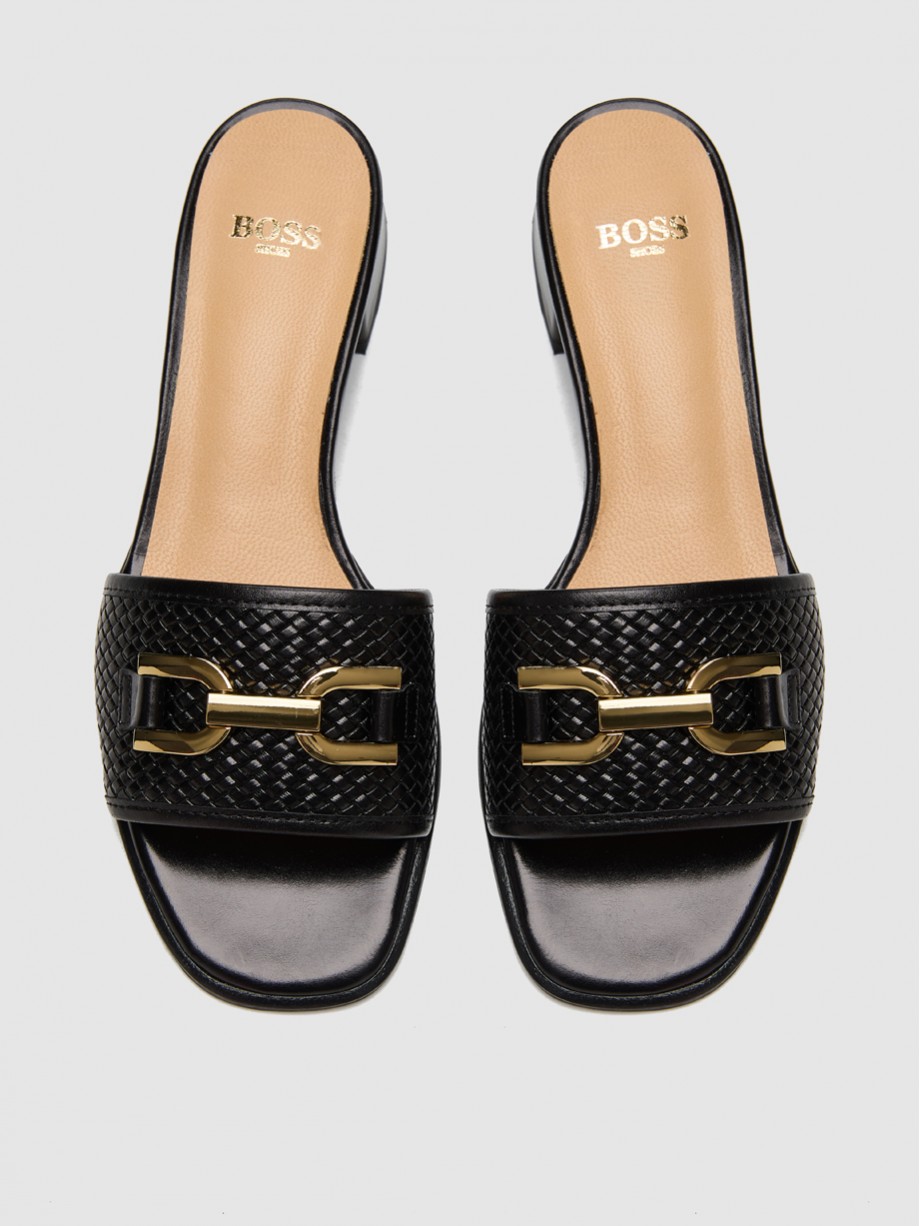 Mules γυναικεία μαύρα