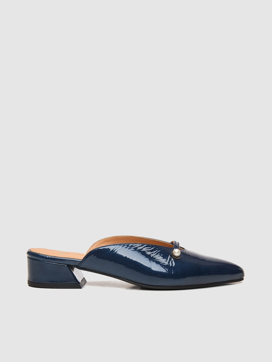 Mules γυναικεία μπλε