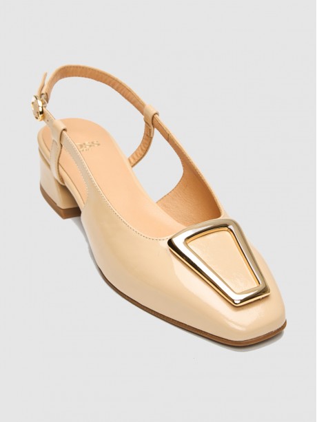 Mules γυναικεία μπεζ