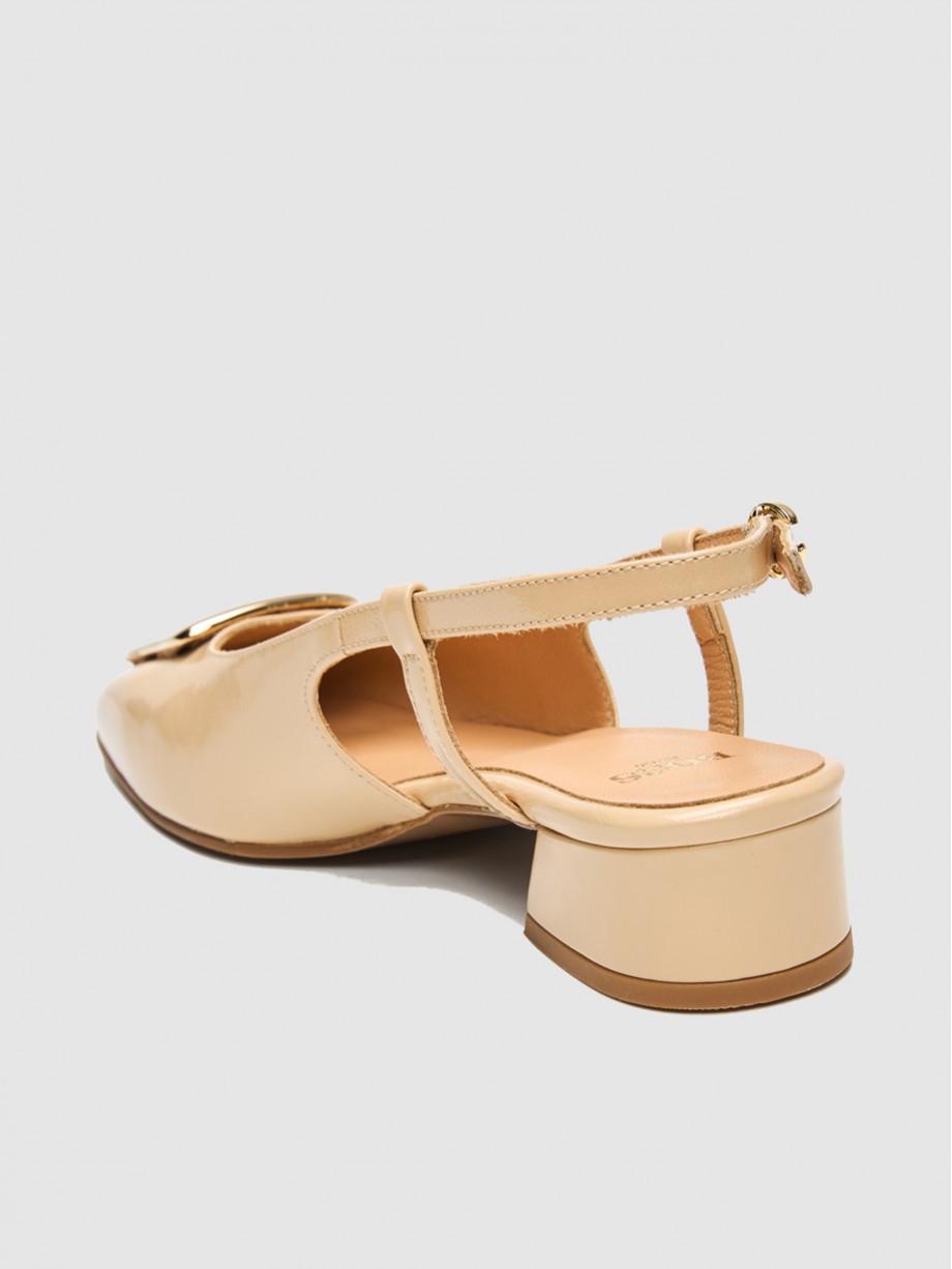 Mules γυναικεία μπεζ