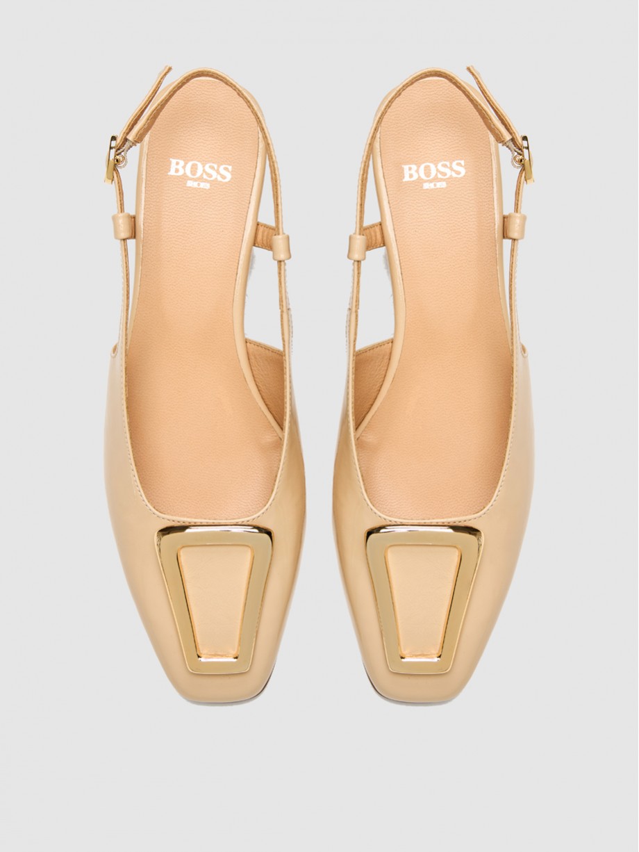 Mules γυναικεία μπεζ