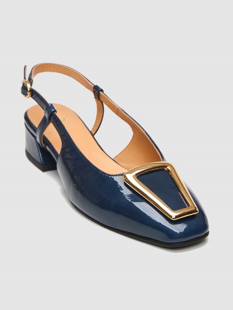 Mules γυναικεία μπλε