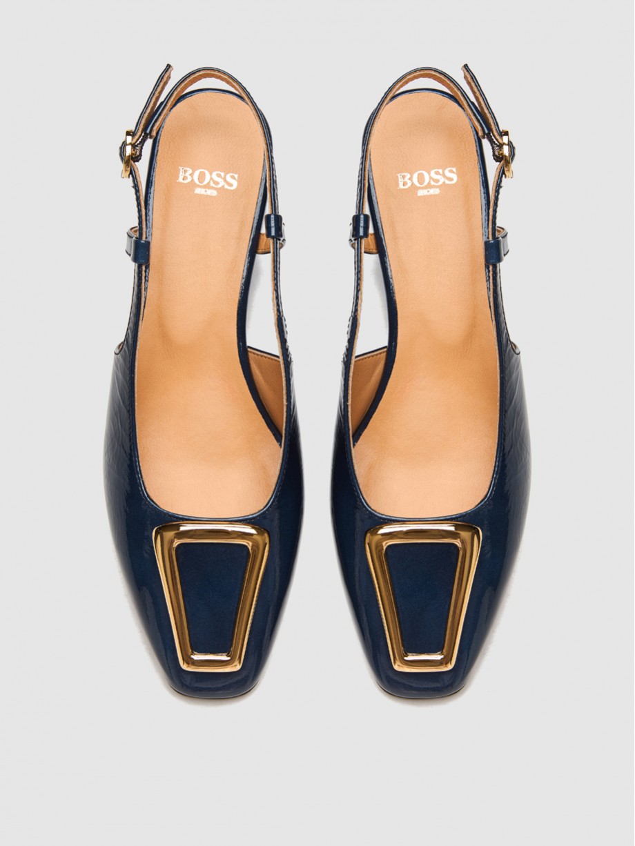 Mules γυναικεία μπλε