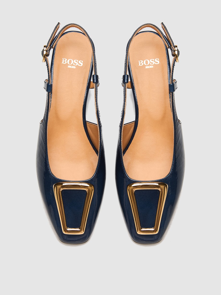 Mules γυναικεία μπλε