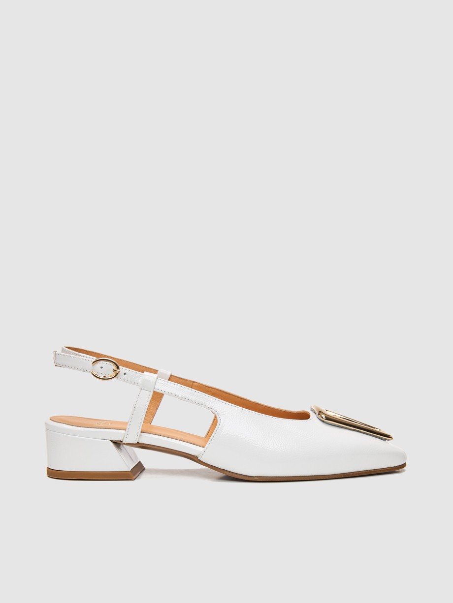 Mules γυναικεία λευκά