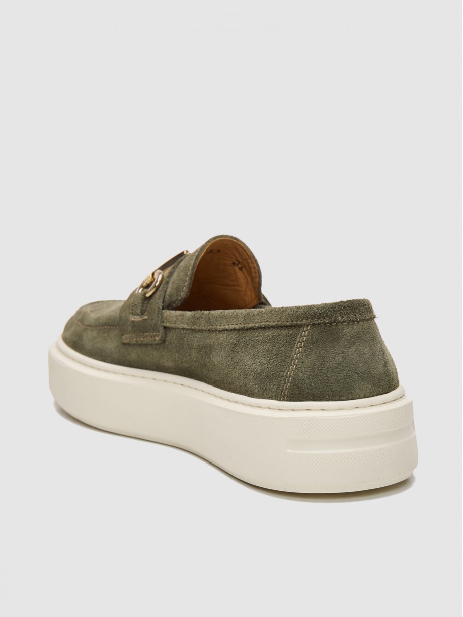 Slip-on γυναικεία χακί