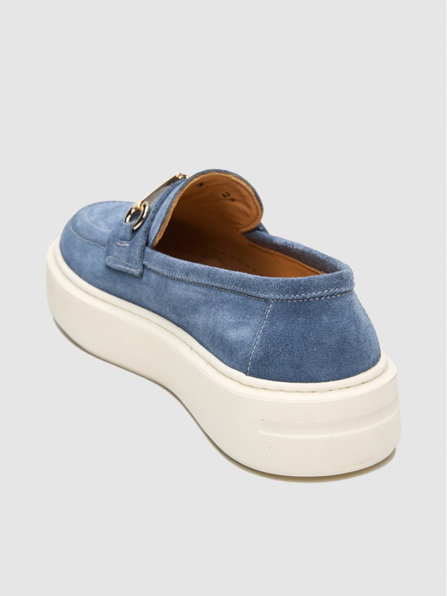 Slip-on γυναικεία μπλε