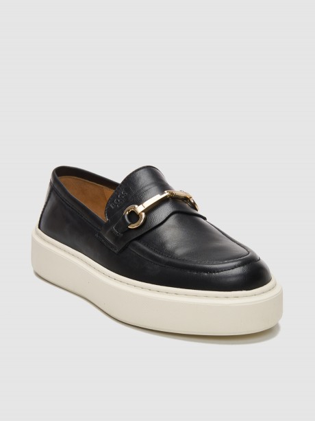 Slip-on γυναικεία μαύρα