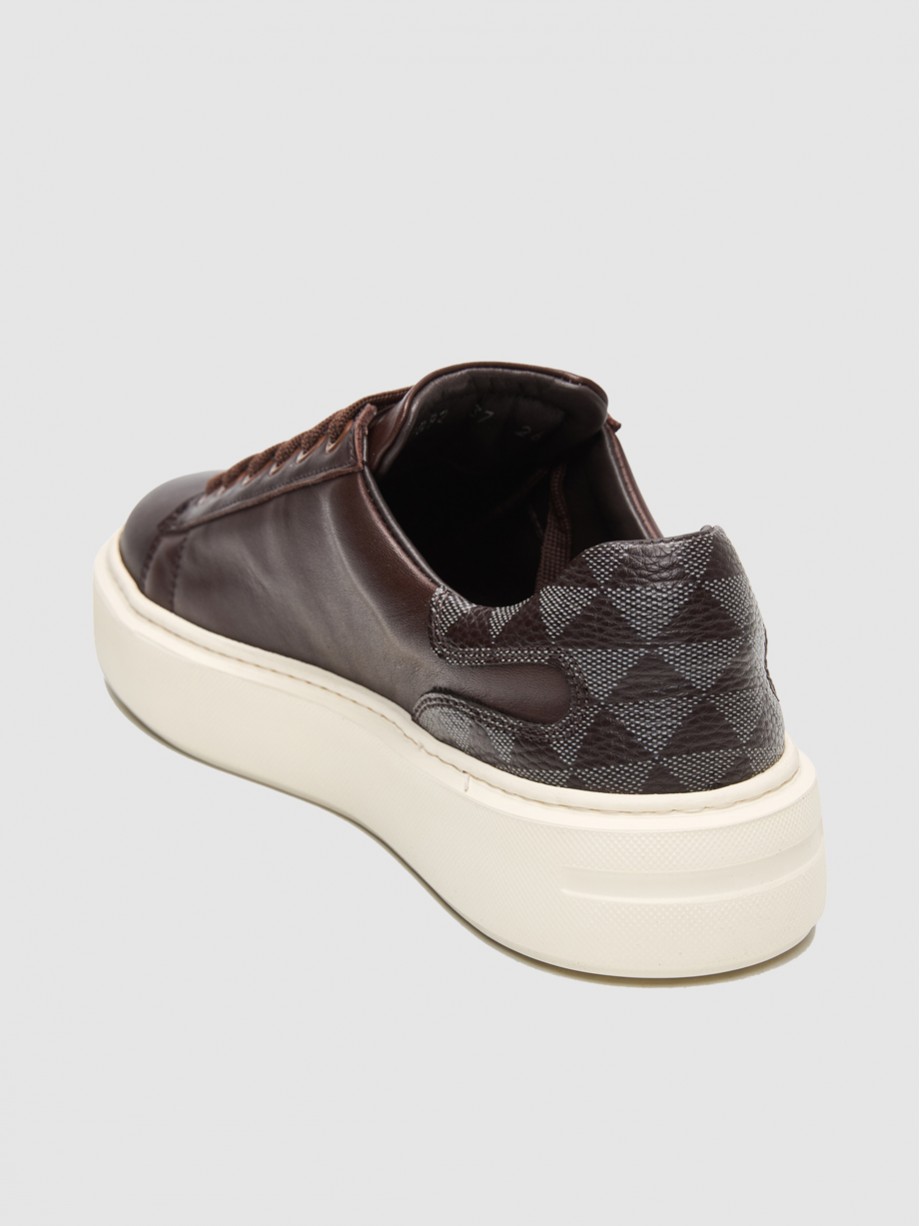 Sneakers γυναικεία καφέ